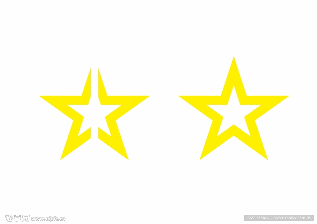 星形图案