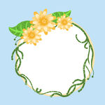  花卉边框 