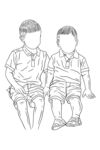 兄弟插画 