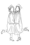学士服学生