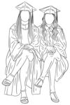 学士服学生