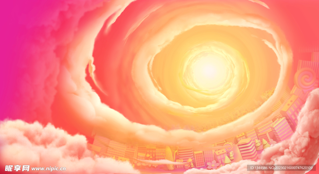 红色背景