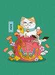 国风潮流招财猫福袋
