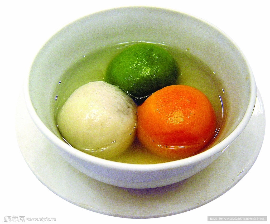 三色汤圆