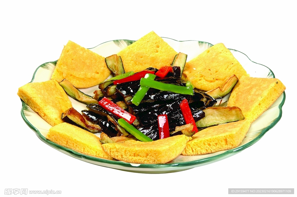 金钱饼酱焖茄子