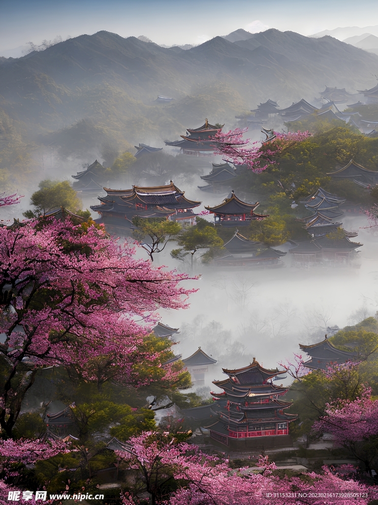 樱花风景