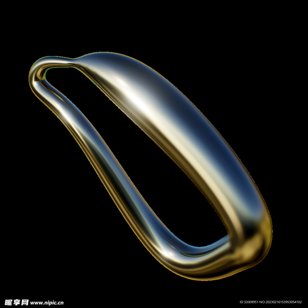 抽象金色管          