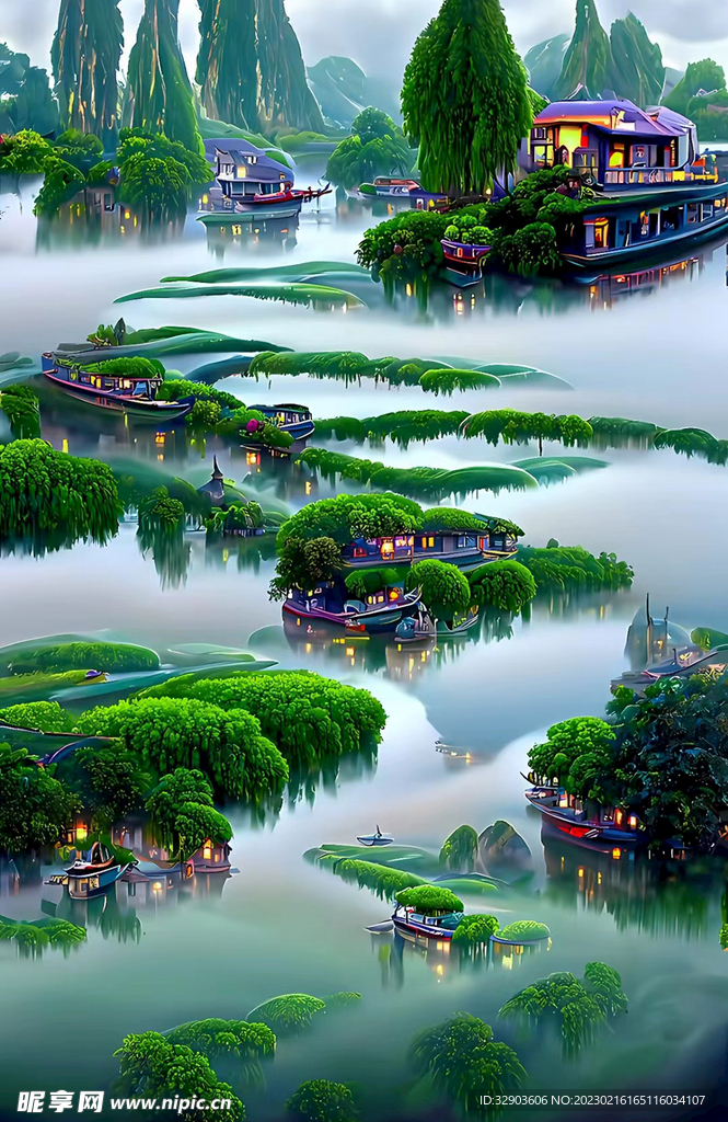山水画