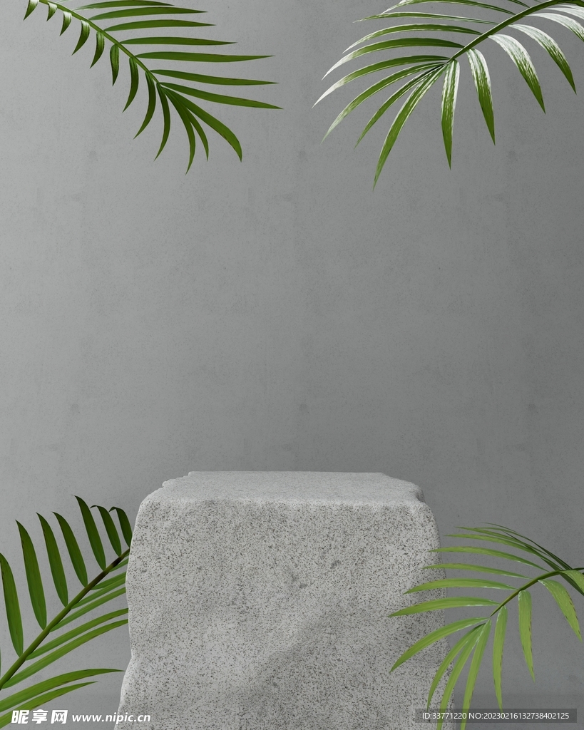 清新植物背景