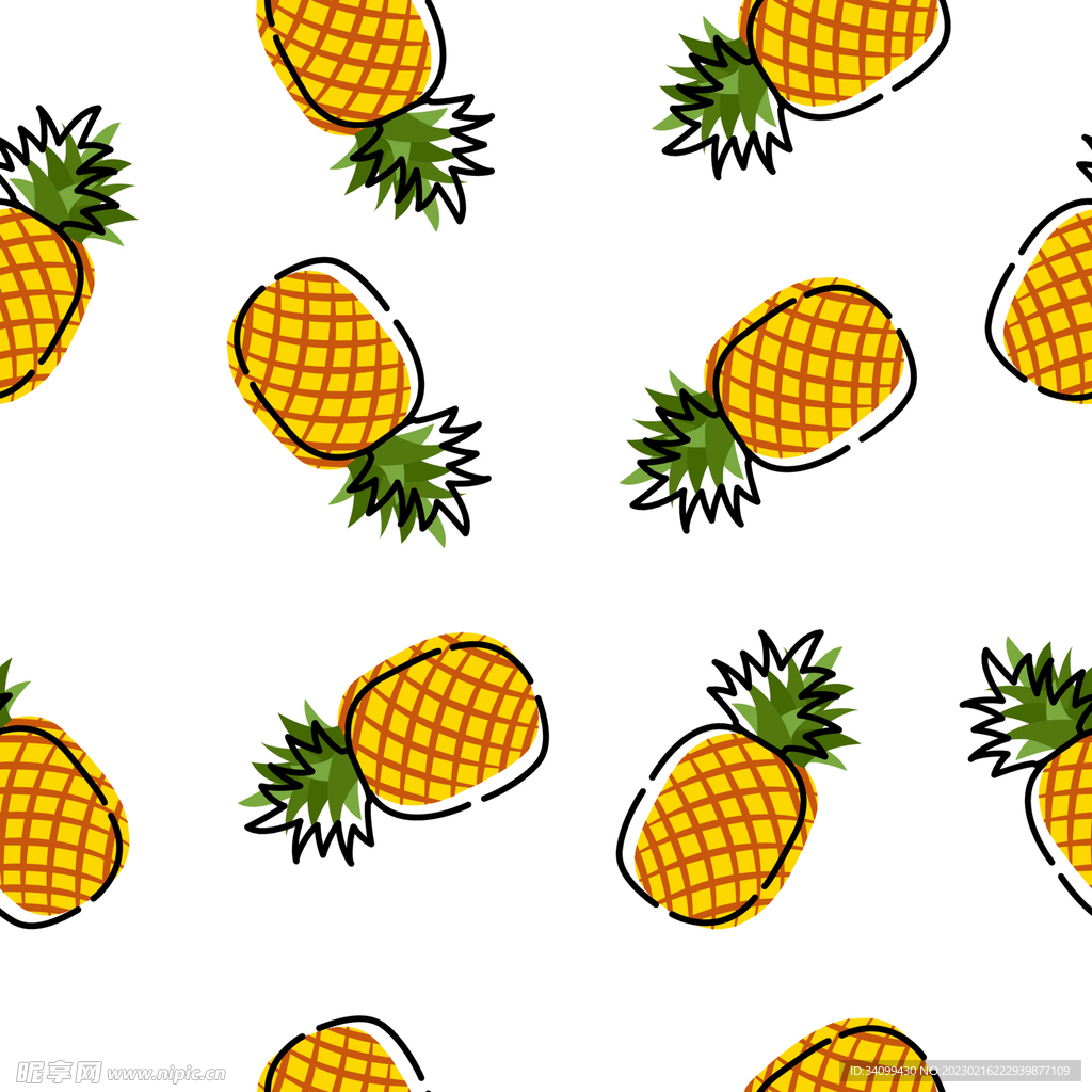 菠萝图案