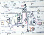线描儿童画