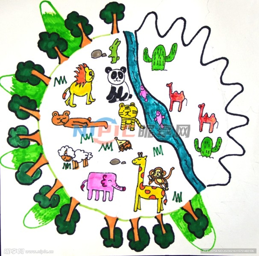 狂欢吧！！动物|插画|儿童插画|六一kaki - 原创作品 - 站酷 (ZCOOL)
