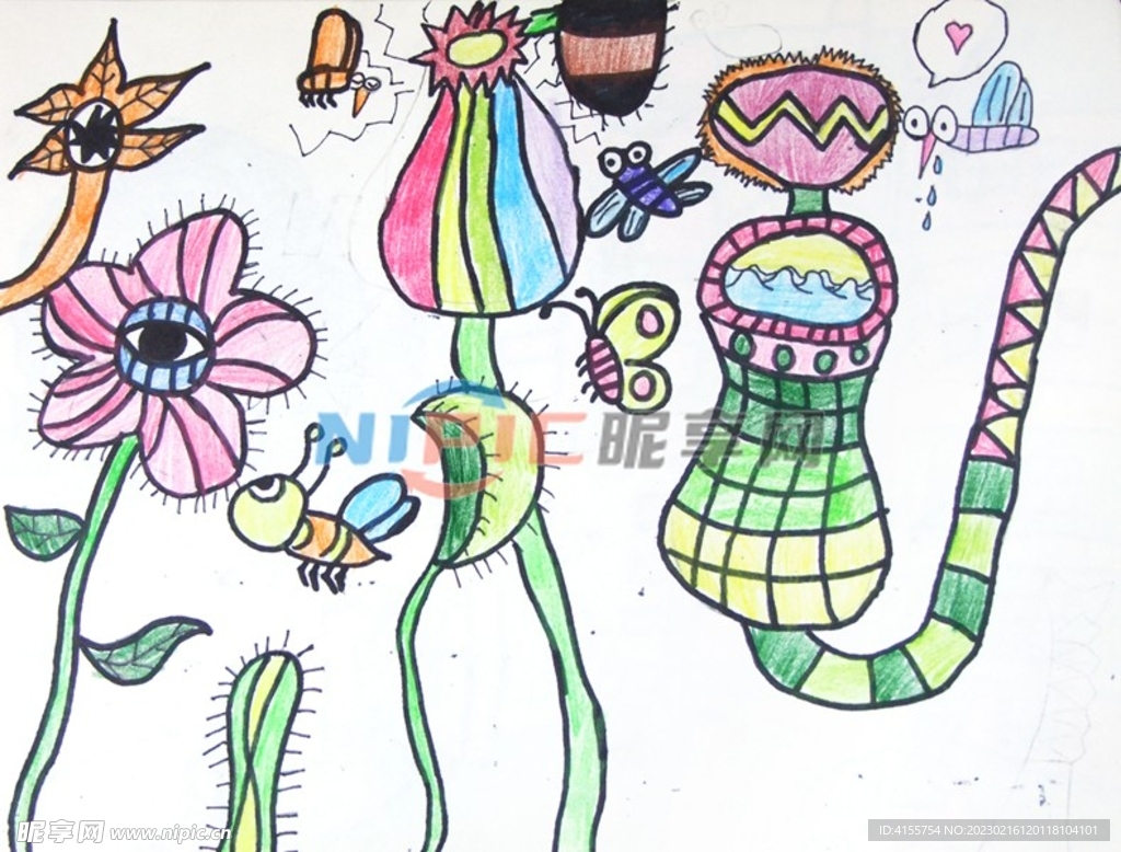 花花草草|插画|儿童插画|画画的雨林儿 - 原创作品 - 站酷 (ZCOOL)