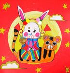 兔年儿童手绘画