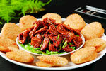 小烧饼烧肉
