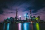 东方明珠塔等上海地标建筑