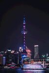 东方明珠塔绚丽灯光秀