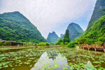 桂林山中世外桃源美景
