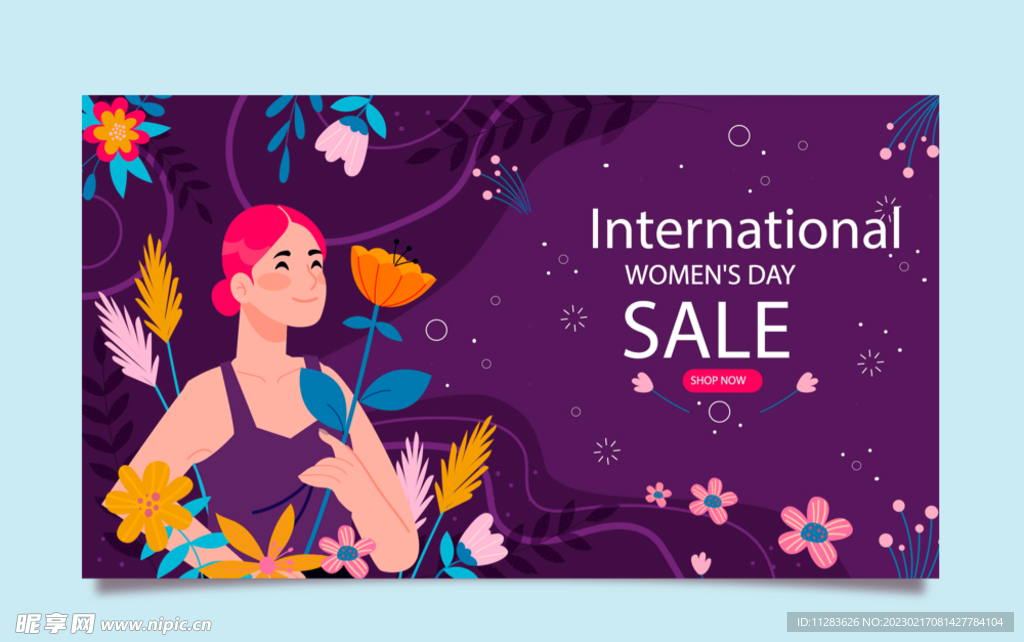 女生节海报