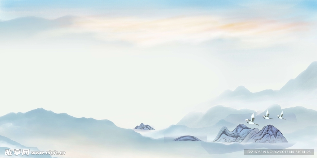 山背景