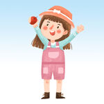 卡通女孩 