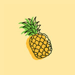卡通菠萝