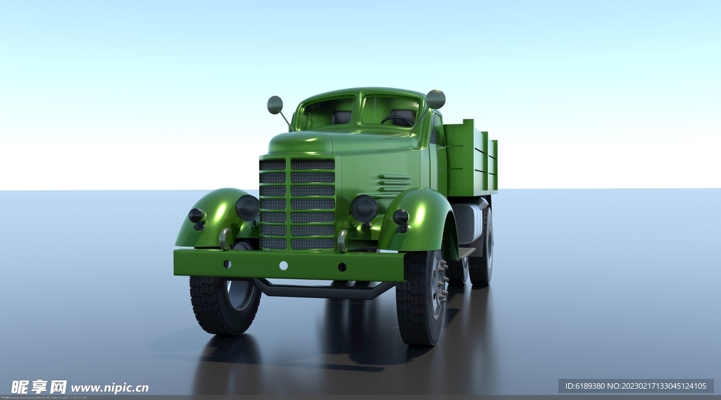 卡车模型3D建模