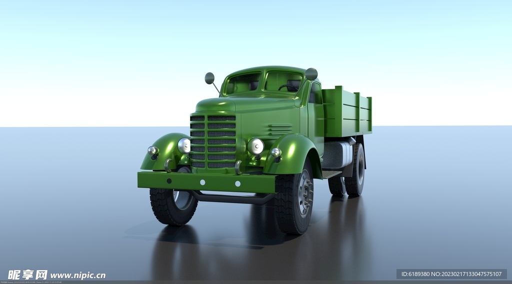 卡车模型3D建模