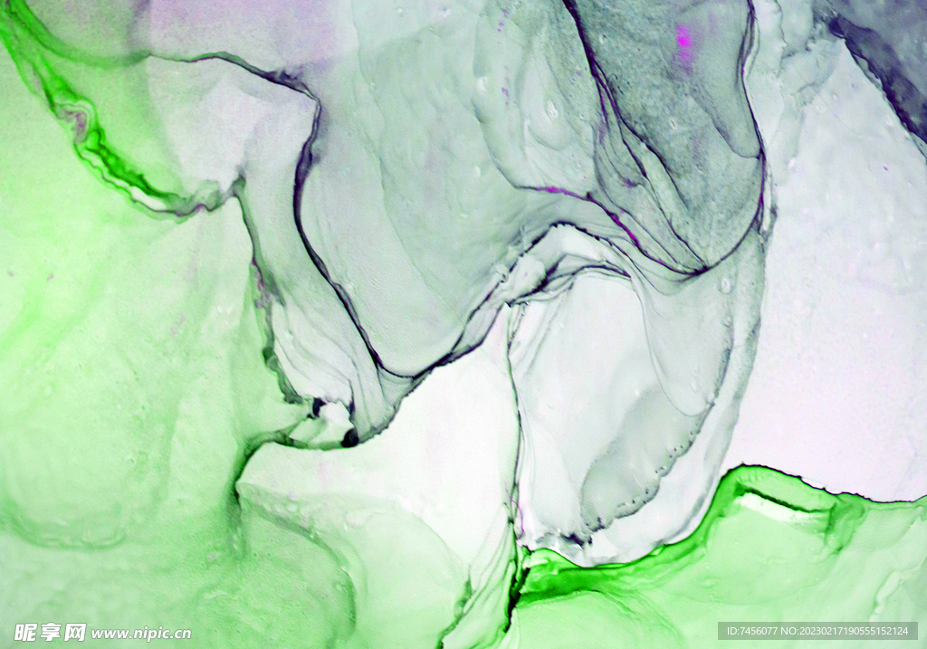 水彩抽象艺术挂画装饰画