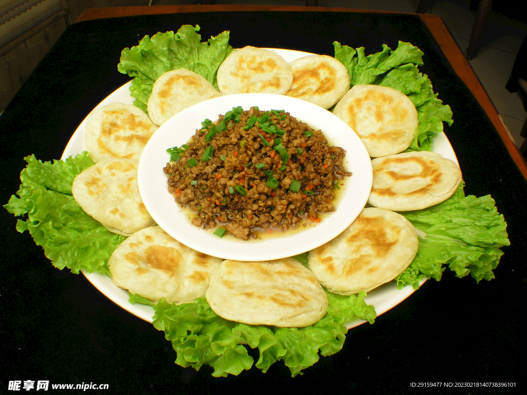 飘香肉沫夹饼