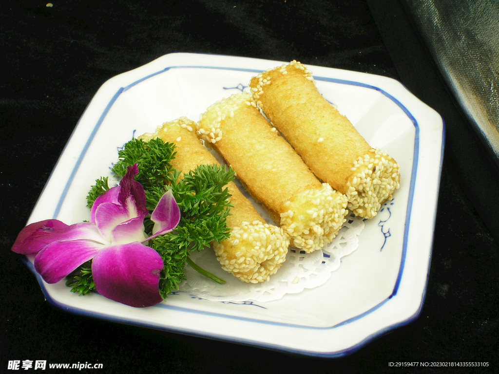 香芋芝麻卷