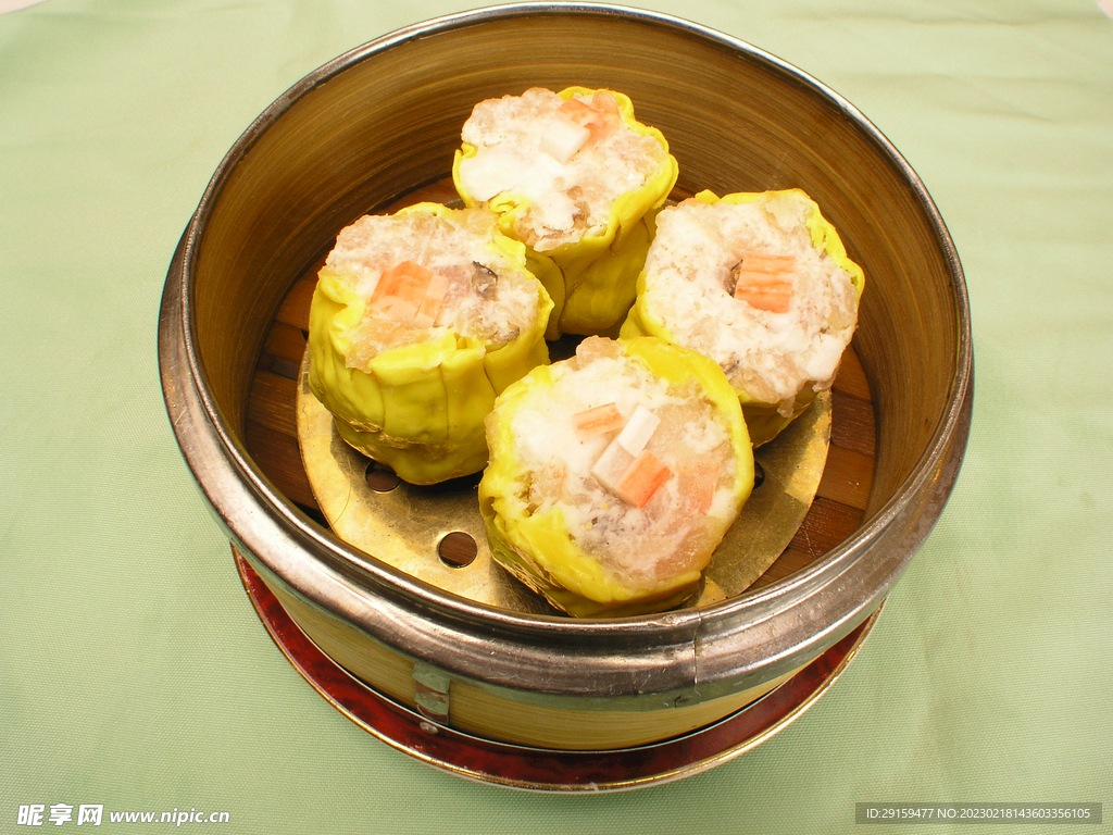 鲜虾干蒸烧麦