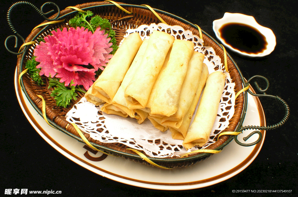 鸭丝春卷