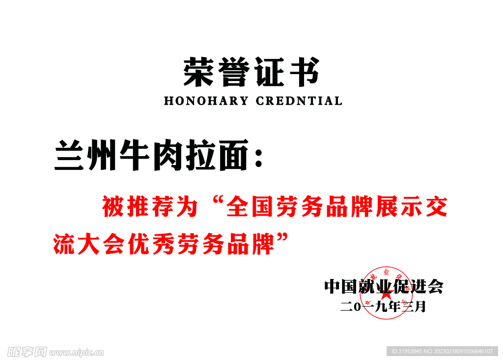 木托拍 荣誉证书 