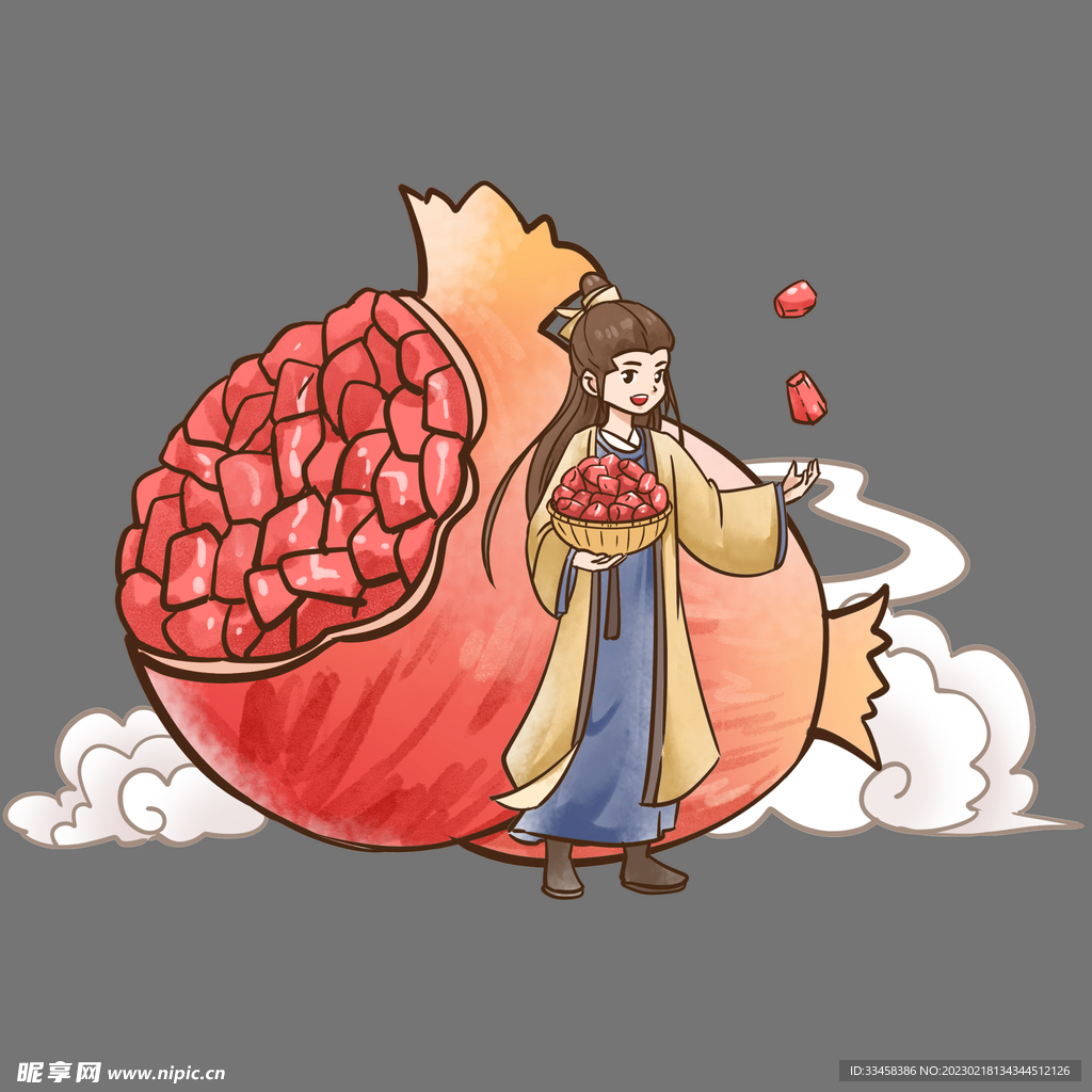 吃石榴