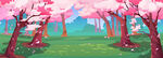 春天 樱花 banner 海报