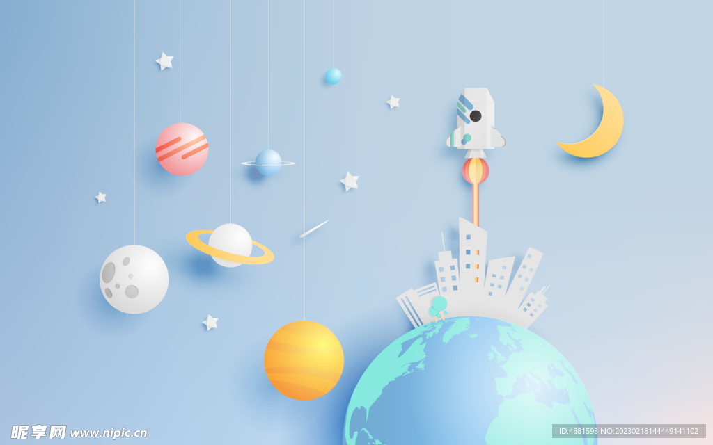 卡通太空
