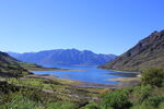 新西兰风景 蓝天湖泊 青山