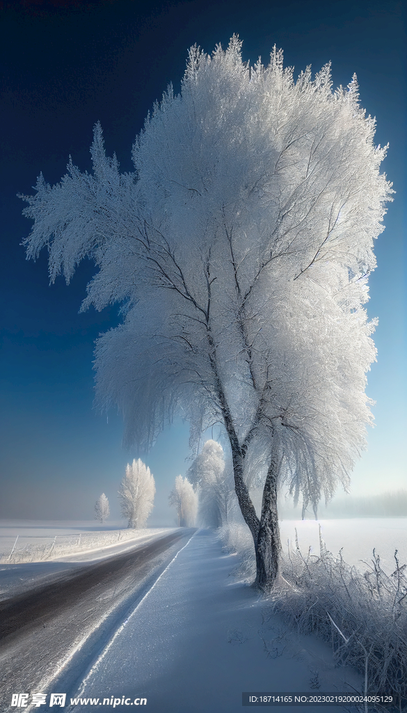 雾凇雪景