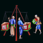 古风人物免抠素材