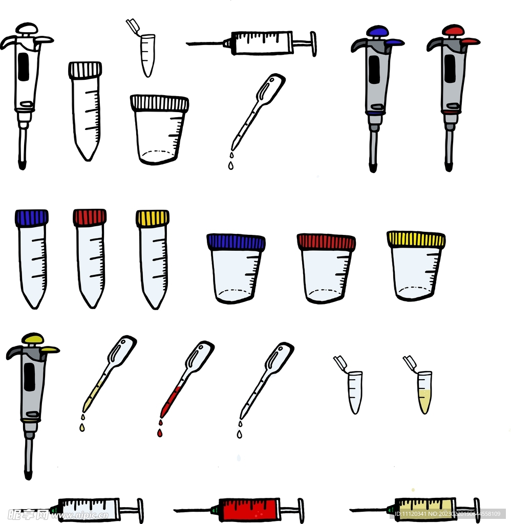 实验室设备矢量素材