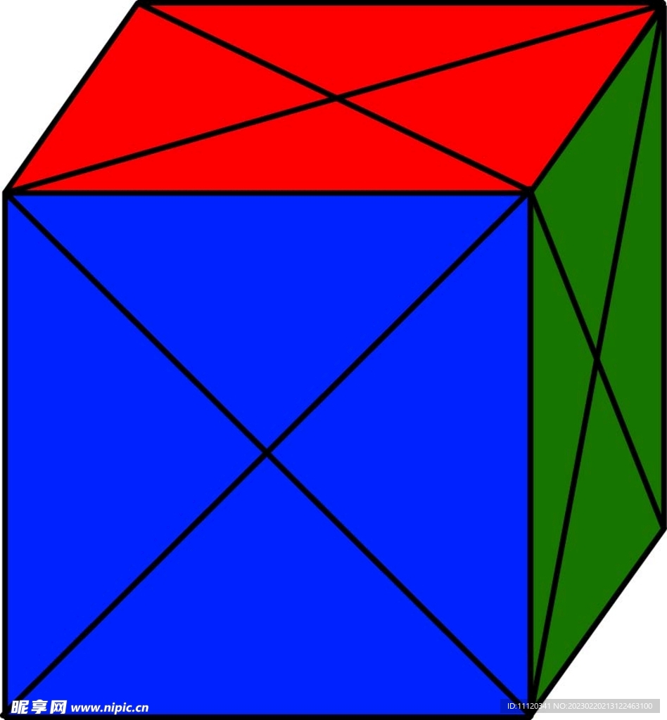 立方体矢量素材