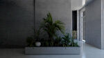室内植物小景模型