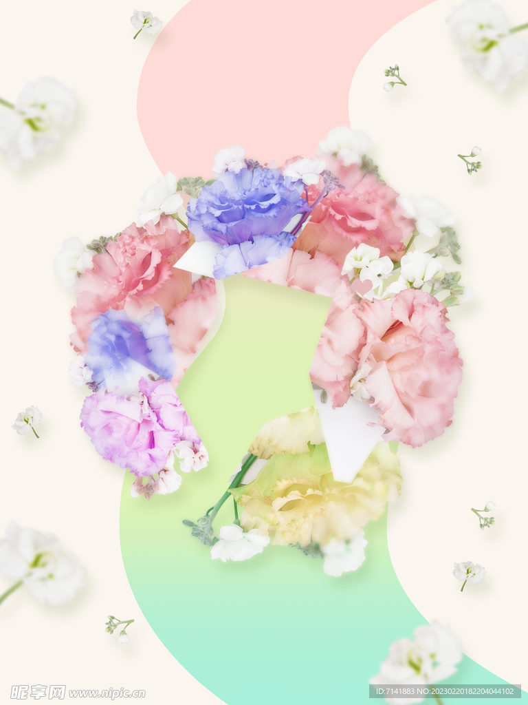 花背景