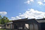 白云 古建筑 自然景观 蓝天 