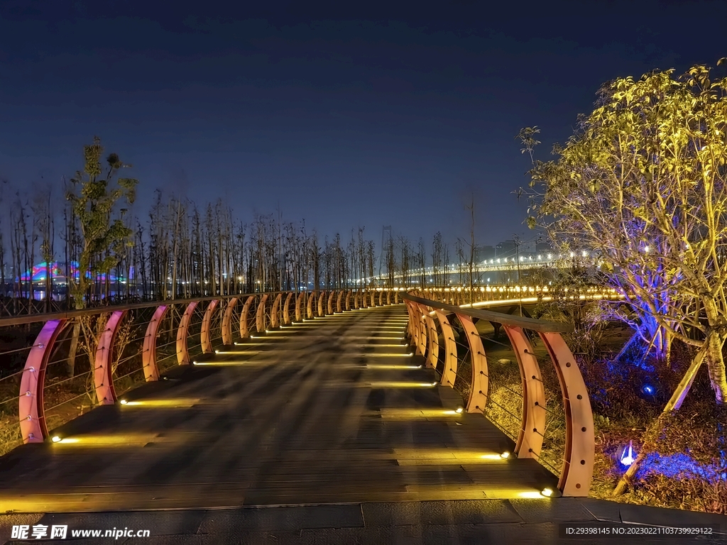 夜跑街景