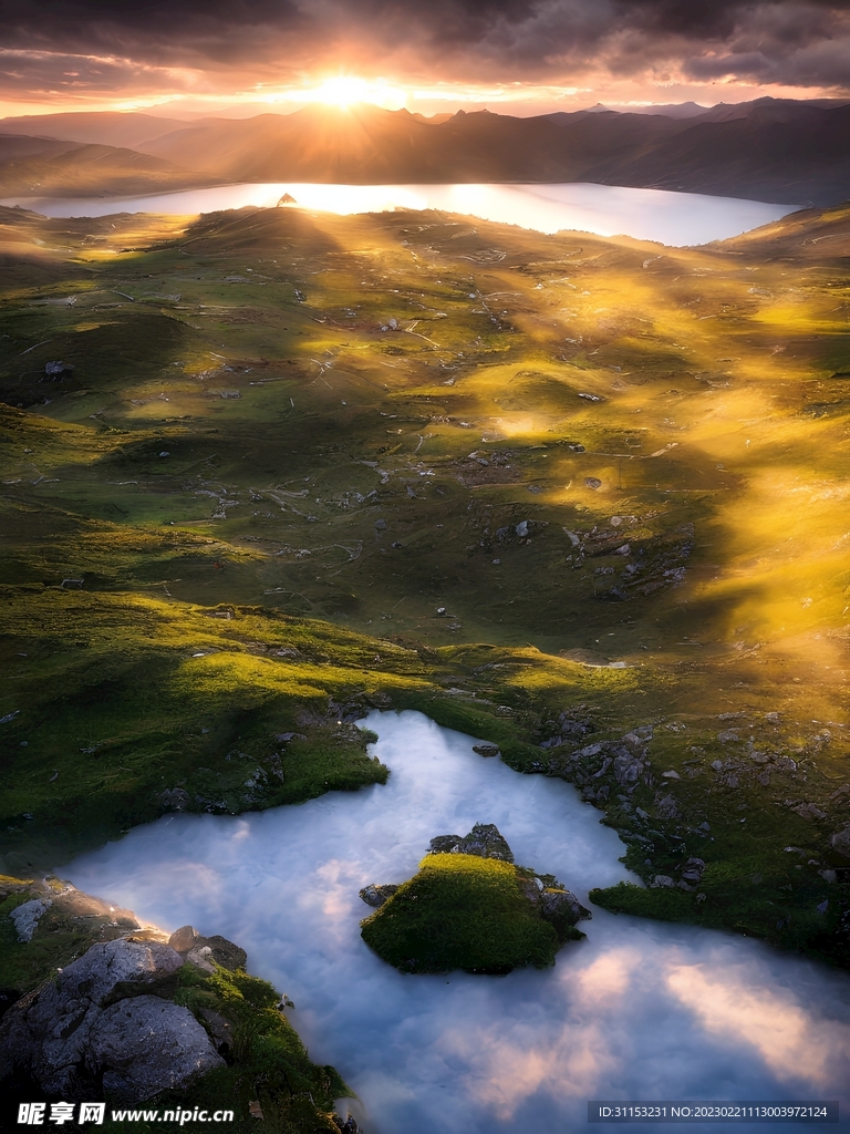 夕阳风景