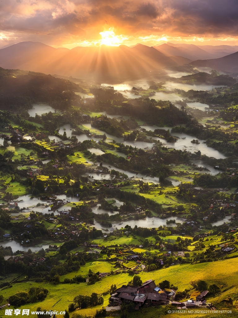 夕阳风景