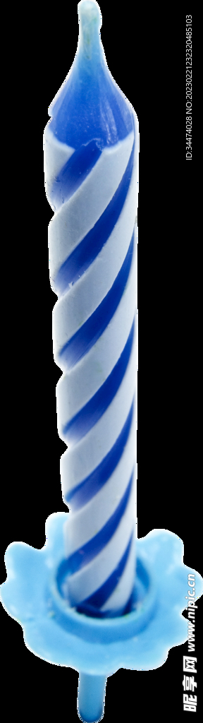 蓝色蜡烛