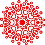 原创印花剪花古典图案图形元素